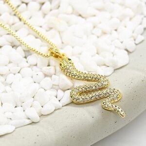 Sparkling Snake Necklace